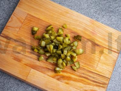 Kalmarų vinaigretė Žingsnis 1