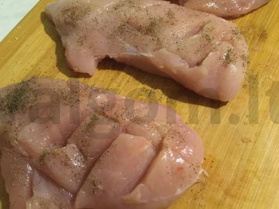 Penkių žvaigždučių krūtinė Žingsnis 1