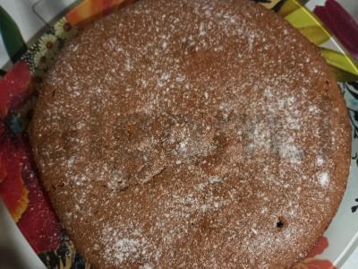 Šokoladinis pyragas pagrindine nuotrauka