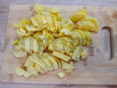 Vinaigrette su marinuotais svogūnais Žingsnis 3