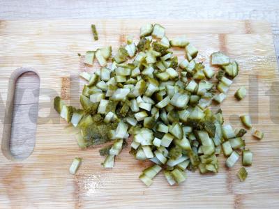 Vinaigrette su marinuotais svogūnais Žingsnis 5