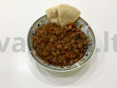 Čilė su mėsa pagrindine nuotrauka