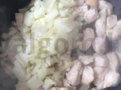 Ryžiai su balta vištiena Žingsnis 2