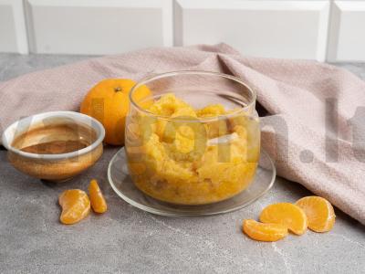 Mandarinų, žiedinių kopūstų ir cinamono uogienė Žingsnis 3