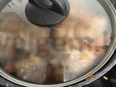 Mėsos kukuliai su grybais Žingsnis 5