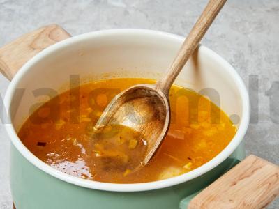 Daržovių sriuba su sūrio rutuliukais Žingsnis 3