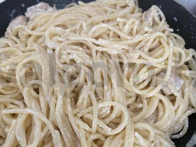 Makaronai su vištienos filė grietinėlėje Žingsnis 5