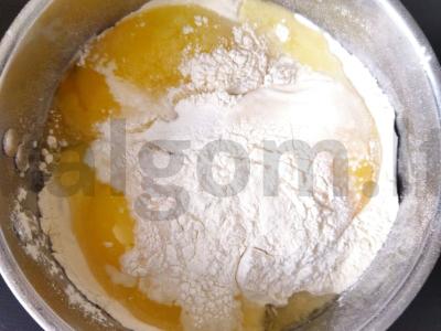 Šokoladiniai keksiukai desertui Žingsnis 1