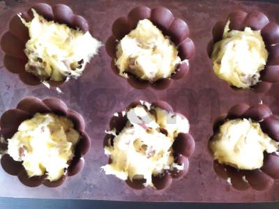 Šokoladiniai keksiukai desertui Žingsnis 5