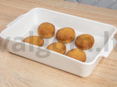 Mini meduoliai su imbieru, kalendra ir cinamonu Žingsnis 3
