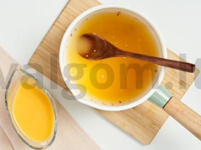 Persikų sulčių grietinė Žingsnis 2