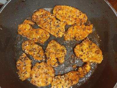 Sezamo kotletai Žingsnis 3