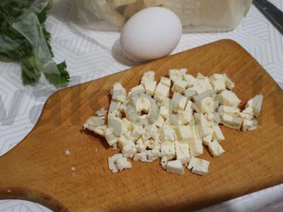 Kiaušiniai su kebabu ir bryndza Žingsnis 2