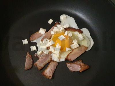 Kiaušiniai su kebabu ir bryndza Žingsnis 3