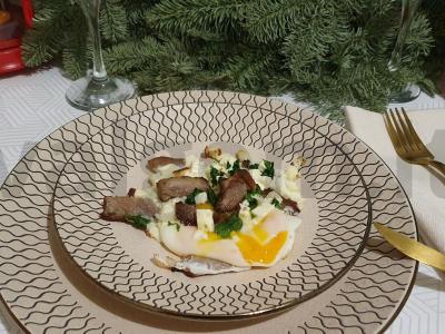 Kiaušiniai su kebabu ir bryndza pagrindine nuotrauka