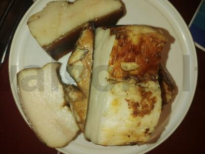 Rūkyti lašiniai aštriame apvalkale Žingsnis 1