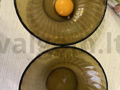 Glaistytas omletas su rūkyta šonine Žingsnis 1