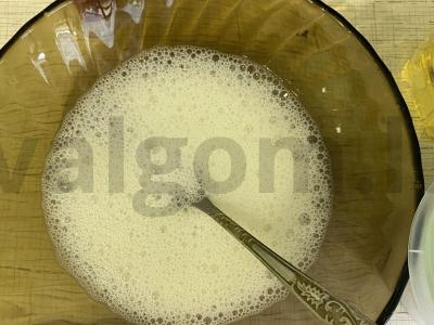 Glaistytas omletas su rūkyta šonine Žingsnis 2