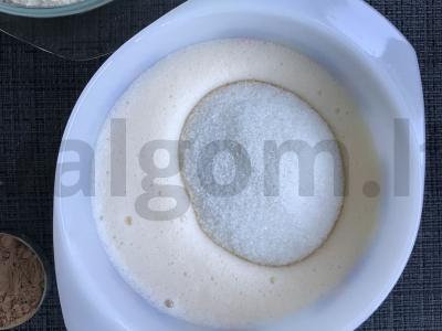 Šokoladinis keksas su kukurūzų miltais Žingsnis 2