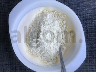 Šokoladinis keksas su kukurūzų miltais Žingsnis 3