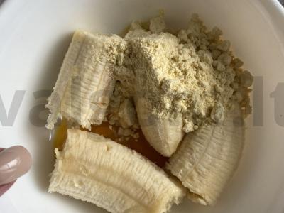 Bananų PP blyneliai Žingsnis 1