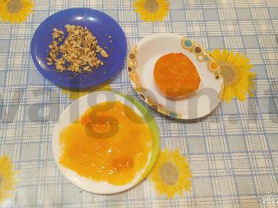 Grietinės želė su persimonais Žingsnis 3
