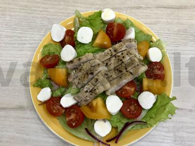 Sezamo aliejaus salotos Žingsnis 8