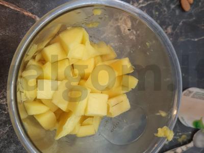 Mango ir jogurto desertas Žingsnis 1