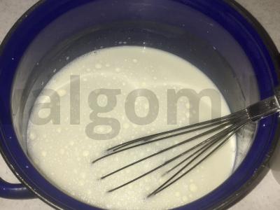 Ploni blyneliai iš viso grūdo miltų Žingsnis 3