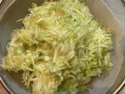 PP cukinijų paplotėliai Žingsnis 1