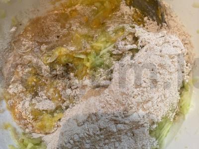 PP cukinijų paplotėliai Žingsnis 2