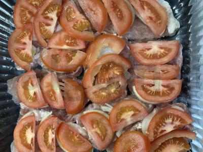 Kiauliena po daržovėmis ir sūriu "Tender" Žingsnis 7