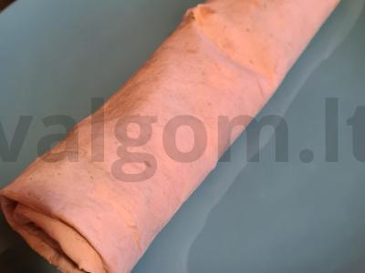 Šavarma su bryndza ir kiauliena pagrindine nuotrauka