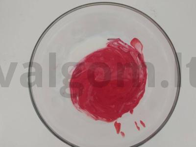 "Red Velvet" keksiukai su kreminiu sūrio kremu Žingsnis 2