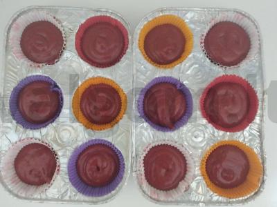"Red Velvet" keksiukai su kreminiu sūrio kremu Žingsnis 3