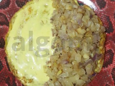 Mėsiniai avižiniai blynai su sūriu Žingsnis 7