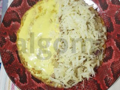 Mėsiniai avižiniai blynai su sūriu Žingsnis 8