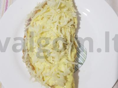 Mėsiniai avižiniai blynai su sūriu pagrindine nuotrauka