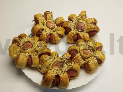 Originalios dešrelės tešloje pagrindine nuotrauka