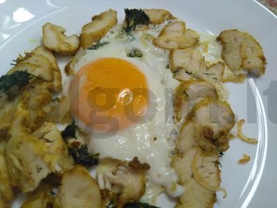 Glazūnija su pastrami pagrindine nuotrauka