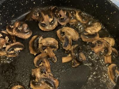 Barsky bulvių ir grybų garnyras Žingsnis 2