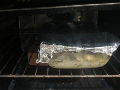 Barsky bulvių ir grybų garnyras Žingsnis 4