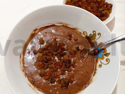 Aromatingi šokoladiniai imbieriniai sausainiai su sultenėmis Žingsnis 2