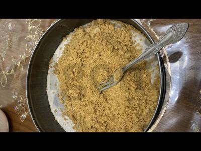 Bananų pyragas su plakta grietinėle Žingsnis 1