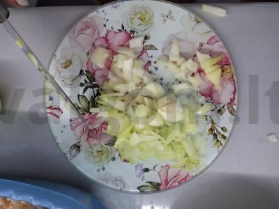 Įdaryti kopūstai su grietine ir šviežiomis žolelėmis Žingsnis 2