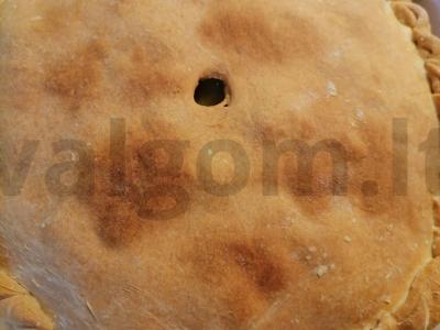 Skanus aromatingas bulvių ir maltos mėsos pyragas Žingsnis 15