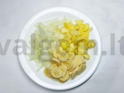 Raudona žuvis su keptais bananais Žingsnis 2