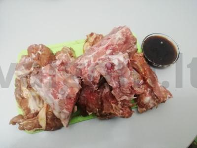 Kepti kiaulienos šonkauliukai marinate Žingsnis 1