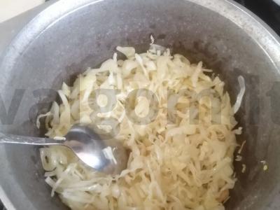 Ryžių ir kopūstų tinginiai Žingsnis 1
