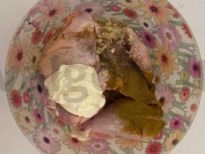 Aromatingas biryani su vištienos šlaunelėmis Žingsnis 1